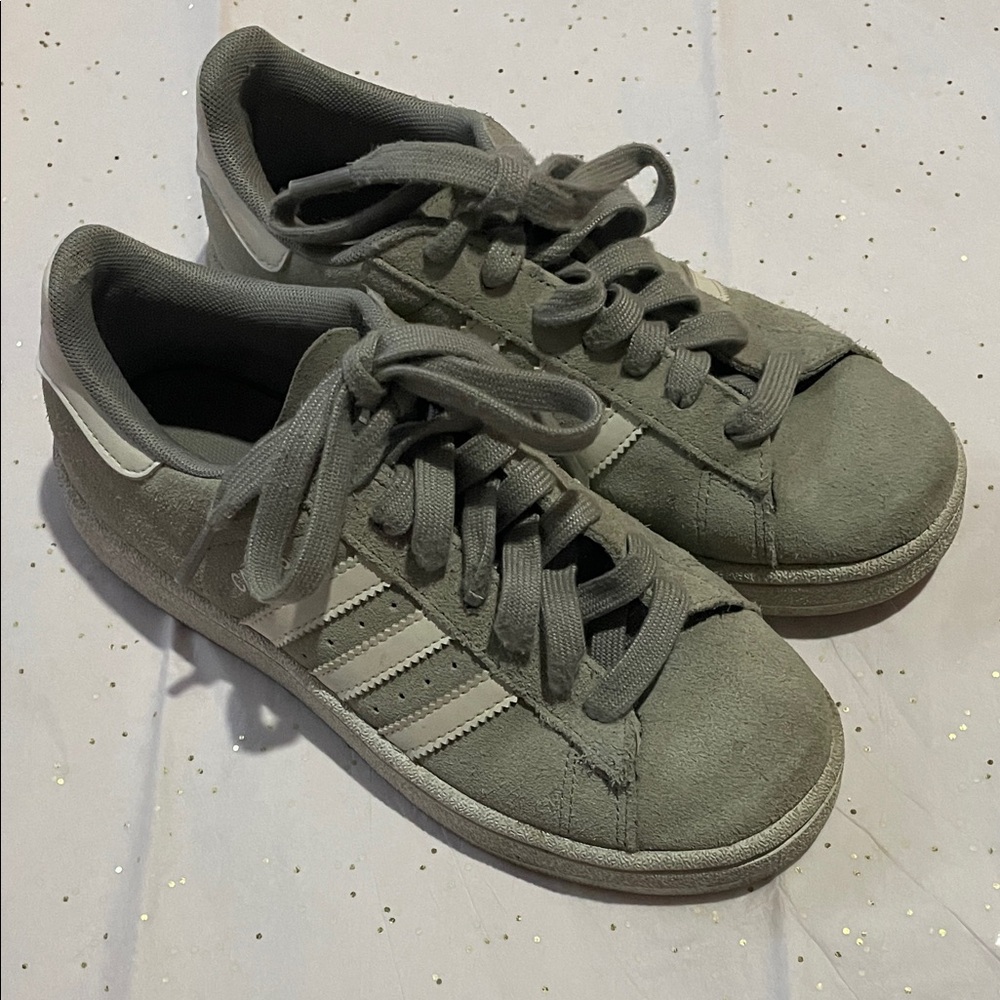 Adidas Men's Suede Gray Sneakers